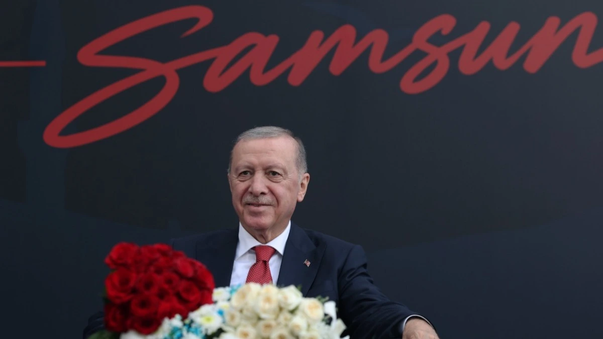 Cumhurbaşkanı Erdoğan, Samsun’da Gençlerle Bir Araya Geldi