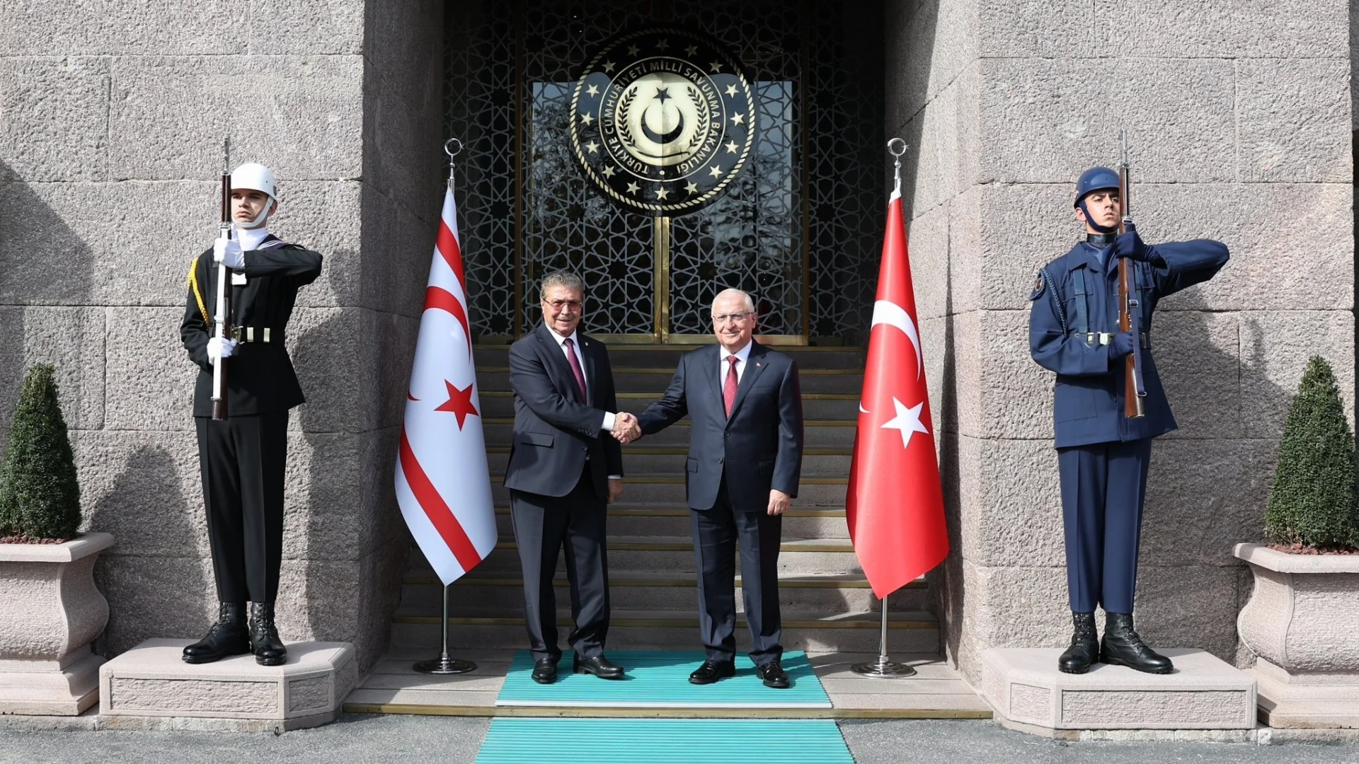 MSB Bakanı Güler, KKTC Başbakanı Üstel ile Görüştü
