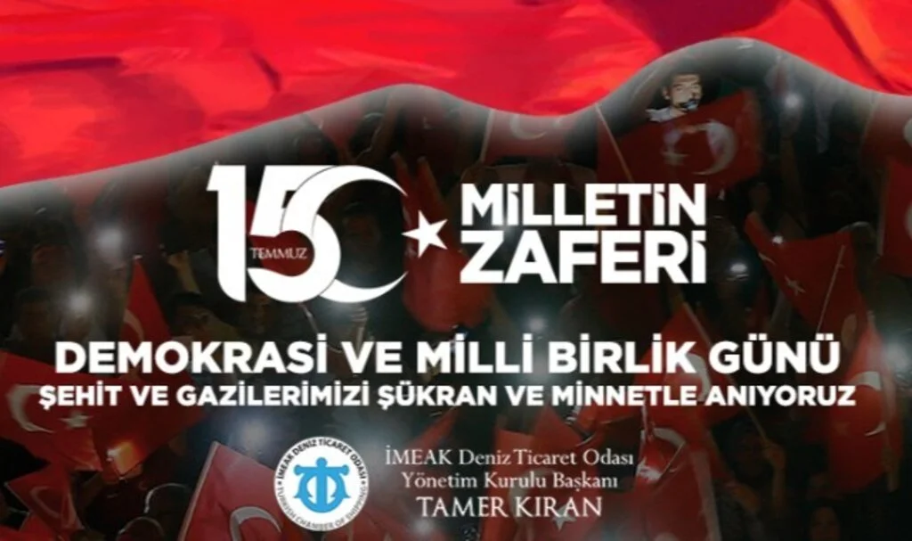 15 Temmuz Demokrasi ve Milli Birlik Günü’nde Şehit ve Gazilerimizi şükran ve minnetle anıyoruz