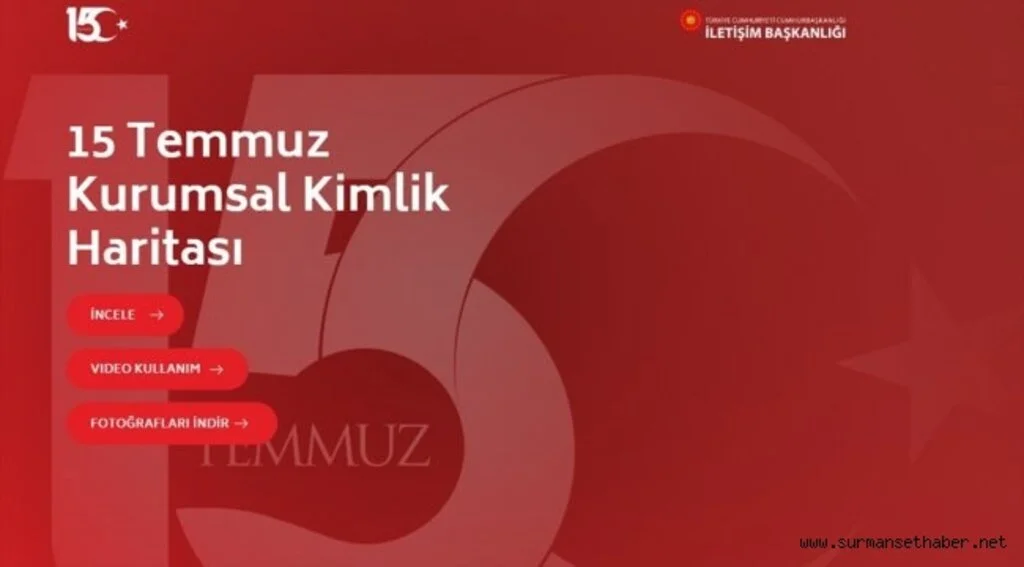 15 Temmuz etkinlikleri için internet sitesi