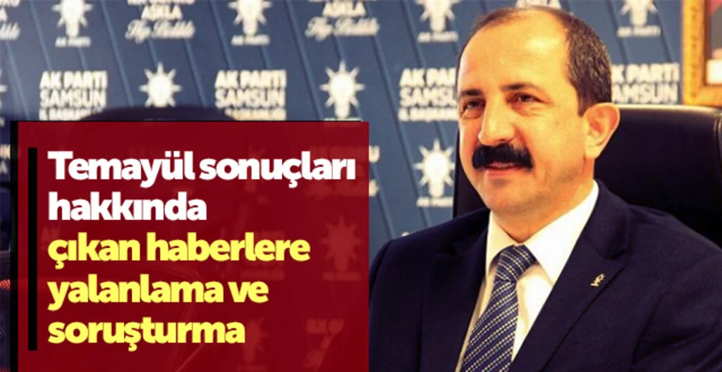 İl Başkanı Göksel'den Sızdırılan Temayül Sonuçlarıyla İlgili Açıklama