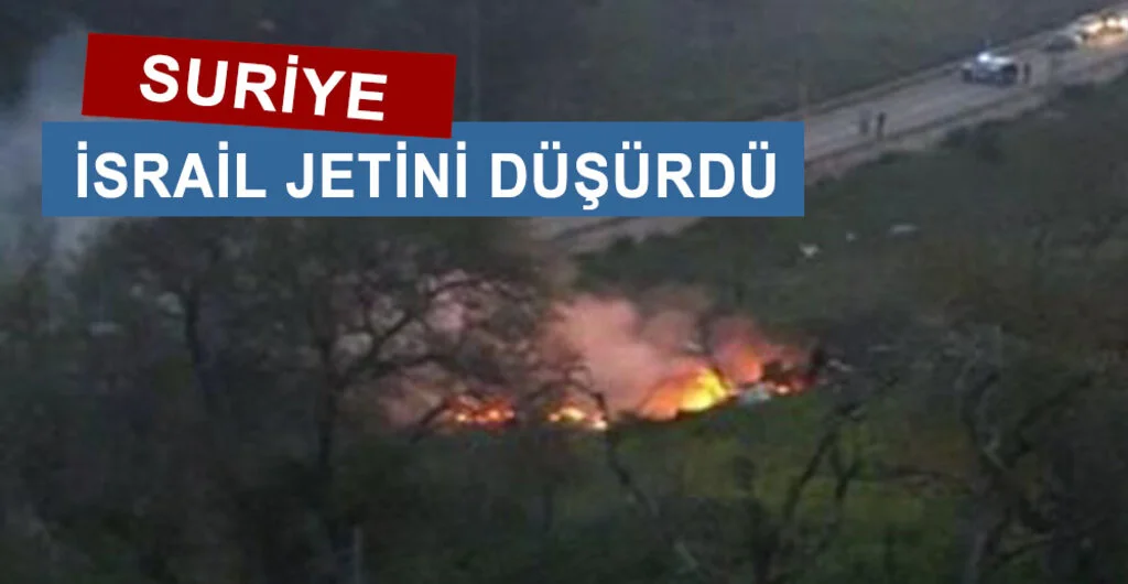 Suriye İsrail jetini düşürdü