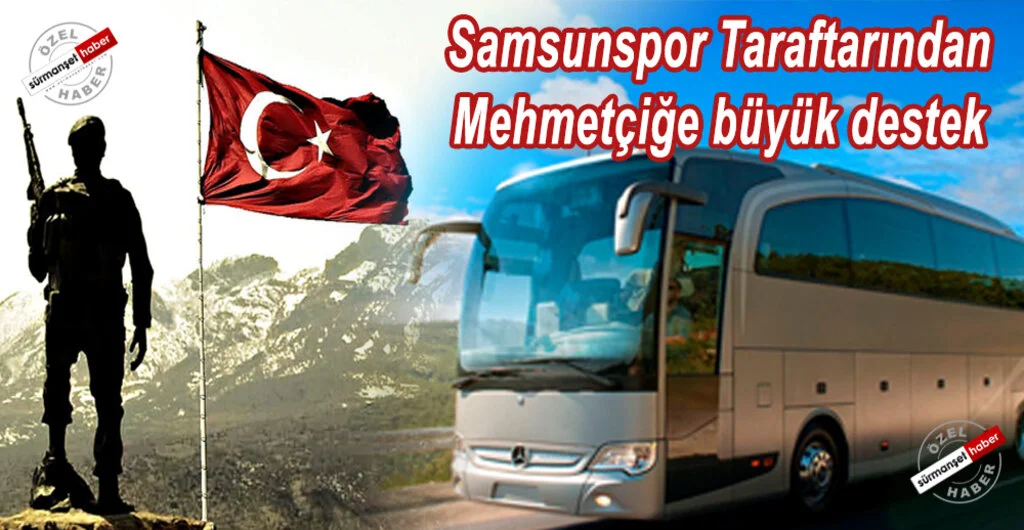 Samsunspor Taraftarından Mehmetçiğe büyük destek