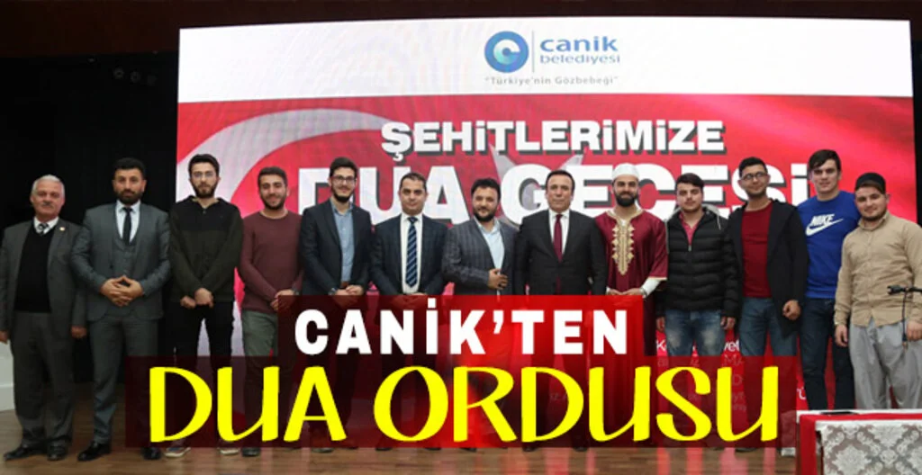 Canik'ten Dua Ordusu