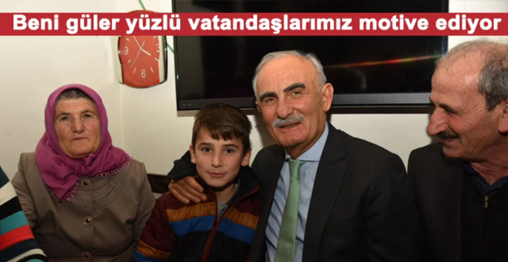 Başkan Yılmaz: Beni güler yüzlü vatandaşlarımız motive ediyor