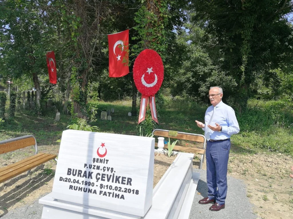 MİLLETVEKİLİ YILMAZ'DAN ŞEHİDE DUA