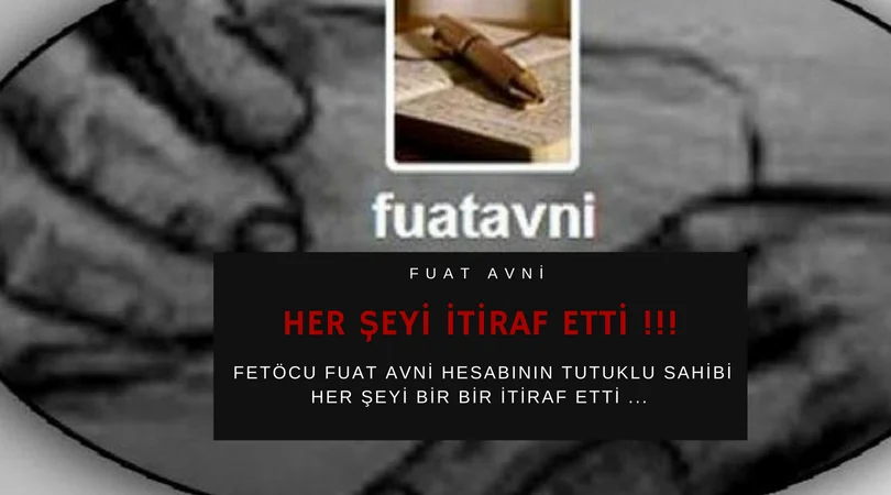 FUAT AVNİ İTİRAF ETTİ