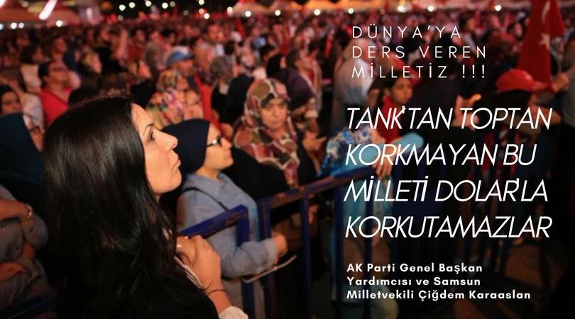 KARAASLAN; DÜNYA’YA DERS VEREN MİLLETİZ