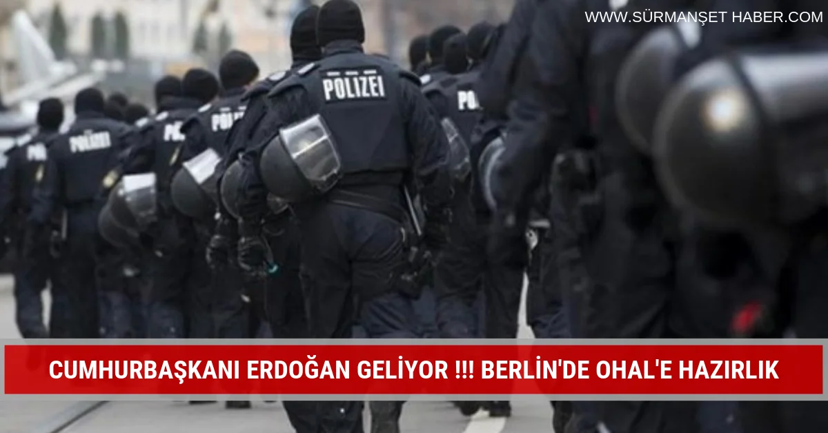 ALMANYA'DA  ERDOĞAN İÇİN OHAL TALEBİ