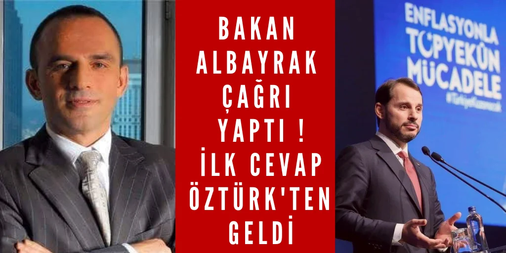 İLK YANIT ÜNLÜ İŞ ADAMI ÖZTÜRK'TEN GELDİ