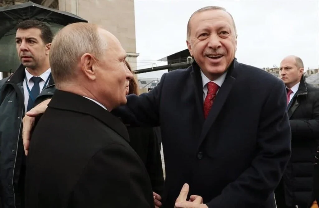 Cumhurbaşkanı Erdoğan ile Putin'den samimi sohbet