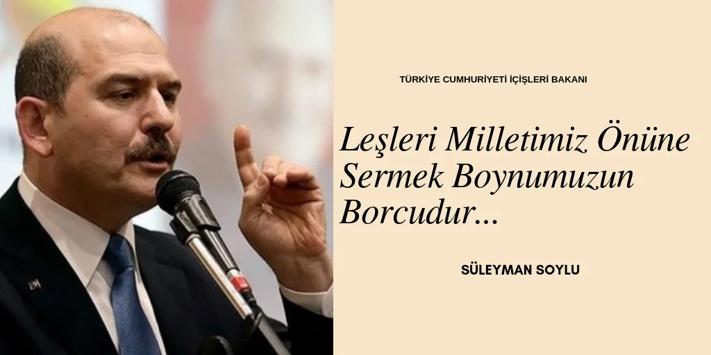 Bakan Soylu HDP'lilere  Net Mesaj Verdi