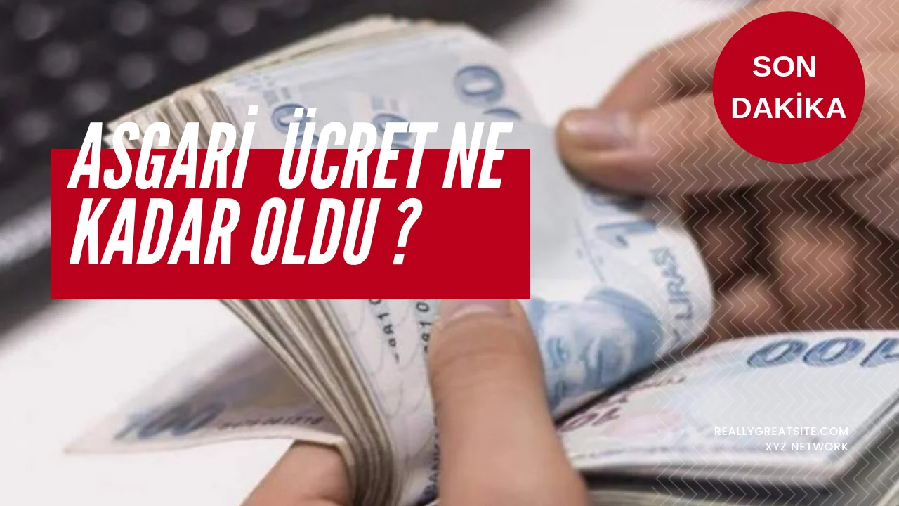 Son dakika... Asgari ücret belli oldu