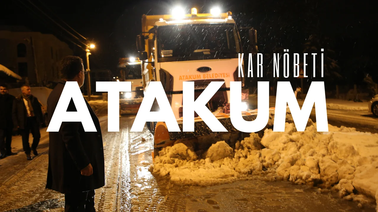 Atakum’da kış boyunca ‘kar’ nöbeti