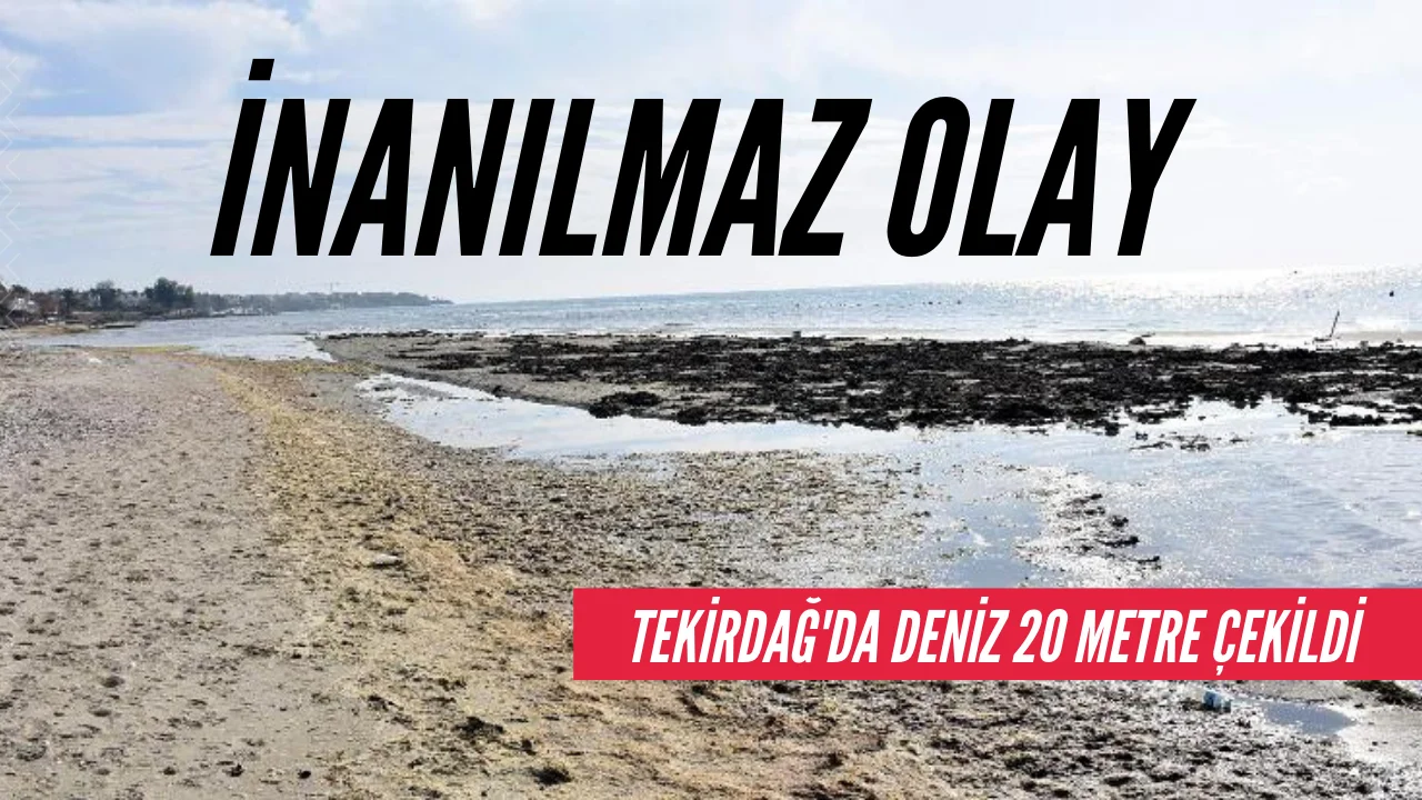 Denizde korkutan manzara