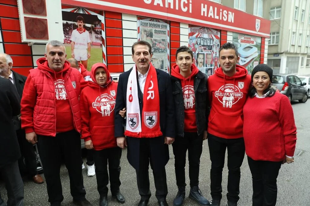 TOK, SAMSUNSPORLU AİLELER PLATFORMU İLE KUCAKLAŞTI.