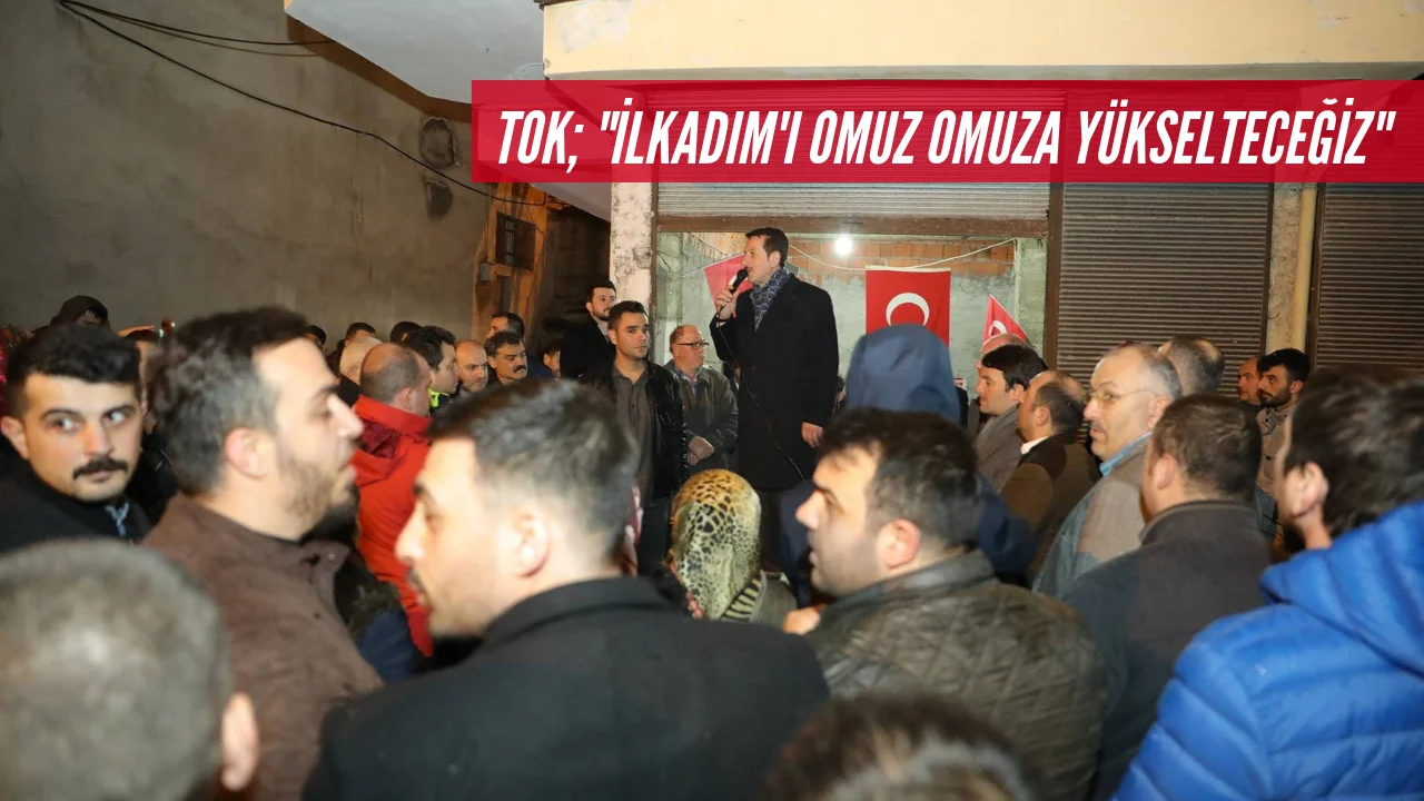 BAŞKAN TOK'A OLAN SEVGİ YAĞMUR DİNLEMEDİ..