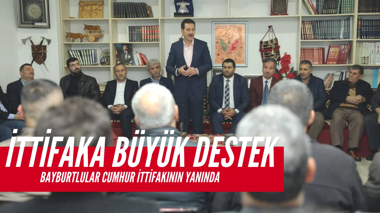 İttifaka  Büyük Destek ! Desteğimiz CUMHUR İTTİFAKINA