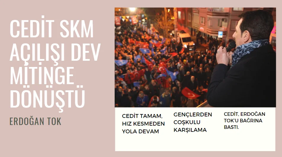 Cedit, Erdoğan Tok’u bağrına bastı.