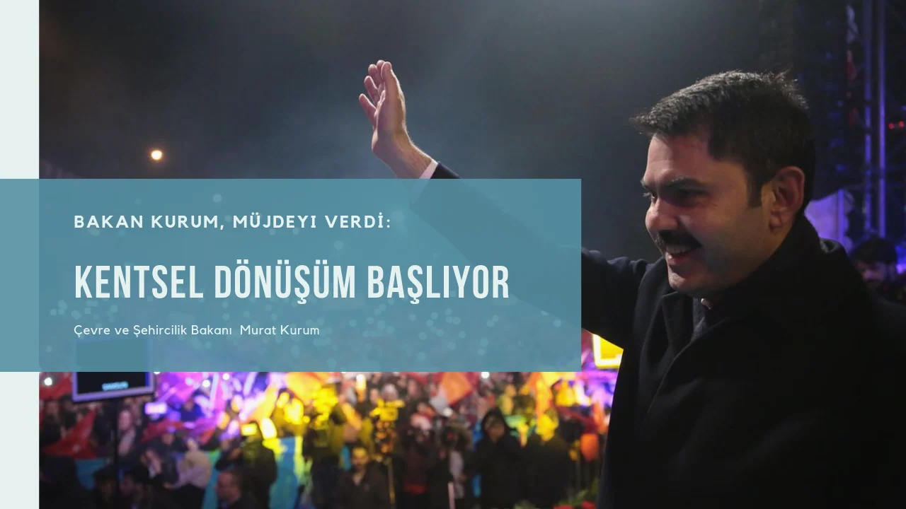 Bakan Kurum; “2023’de Kadar Kentsel Dönüşümle Konutlar Teslim Edilecek”