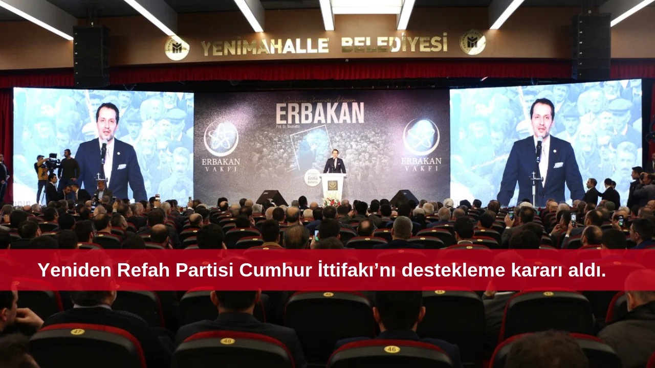 SonDakika ! Erbakan’dan Cumhur İttifakı’na destek