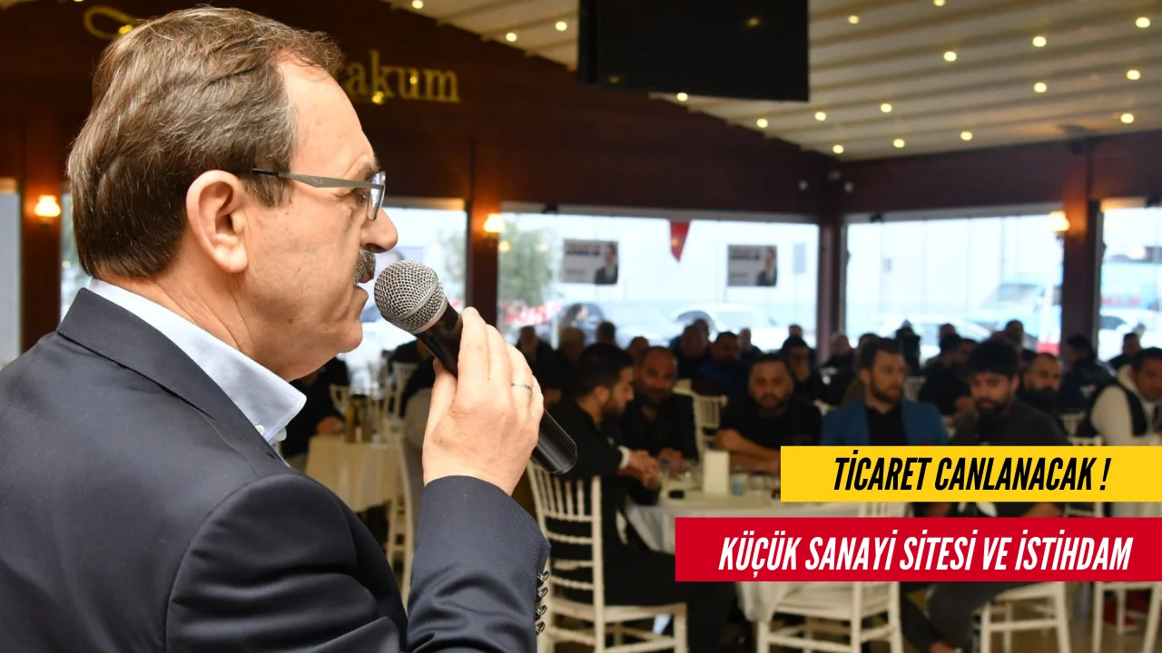 Zihni Şahin'dan Adnan Menderes esnafına garanti