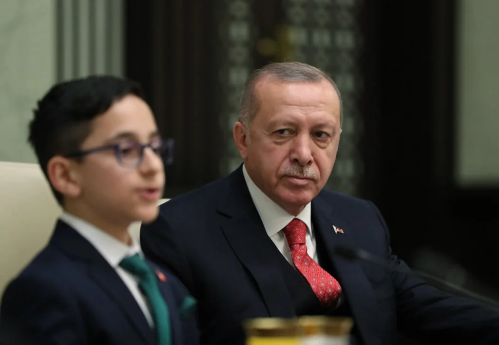 Cumhurbaşkanı Erdoğan, Çocukları Külliyede kabul etti