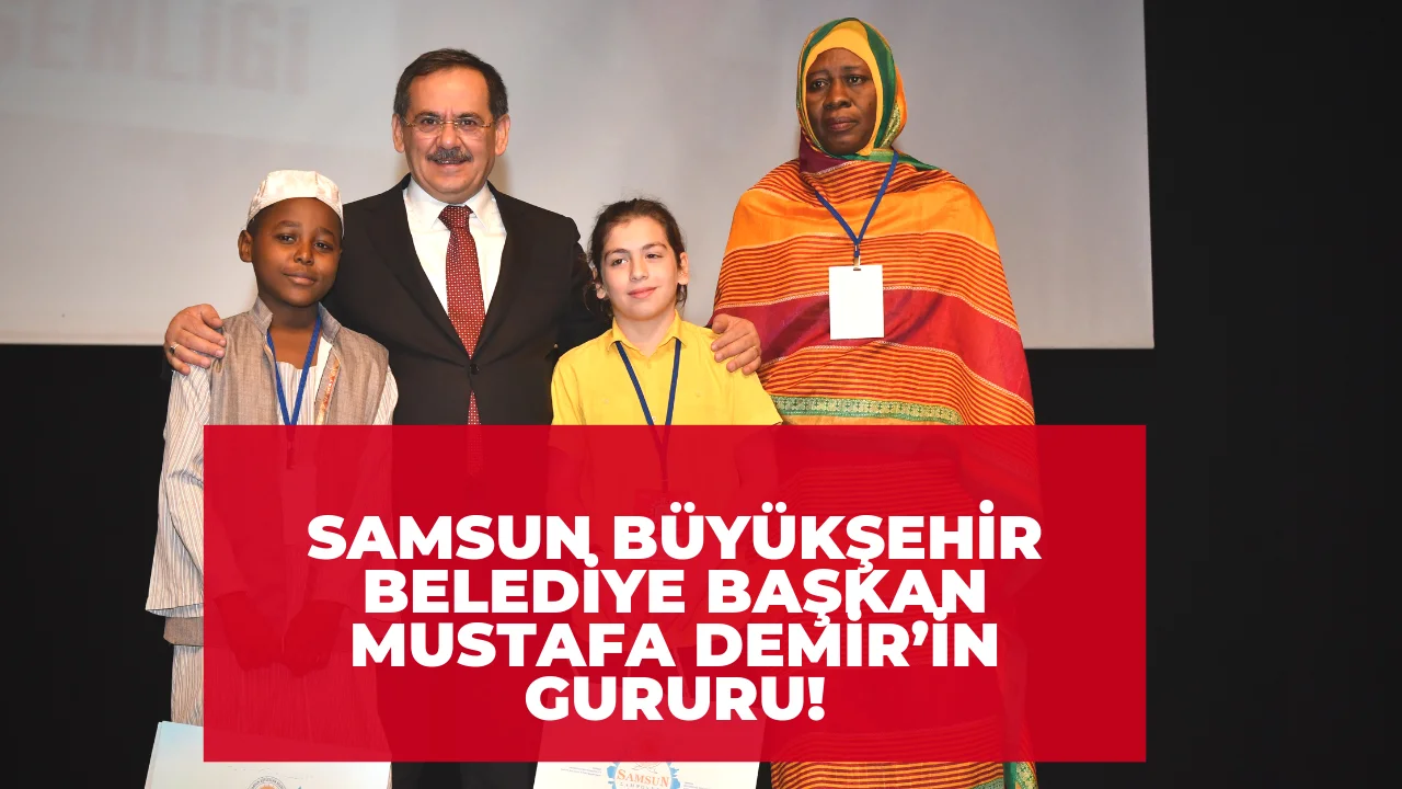 Dünyanın çocukları Samsun’da…