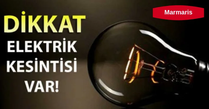 ELEKTRİK KESİNTİSİ