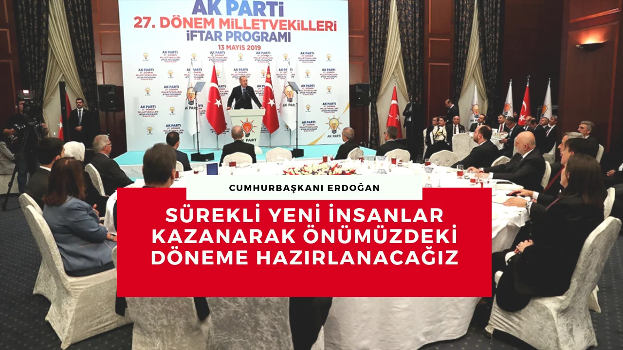 AK Parti Kurmayları İftar Yemeğinde Bir Araya Geldi