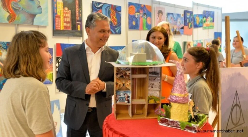 Başkan Uysal’la parkta ders yaptılar
