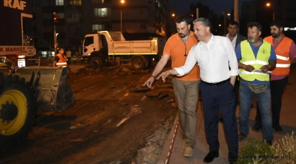 Sokullu Caddesi’nde gece mesaisi