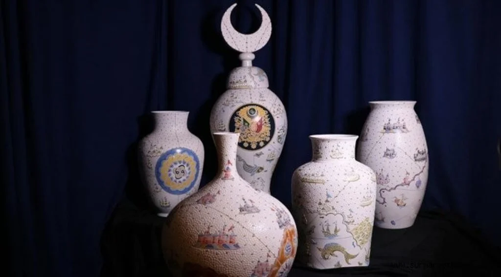 Ustasından çini sanatına 'elmas' dokunuşlar
