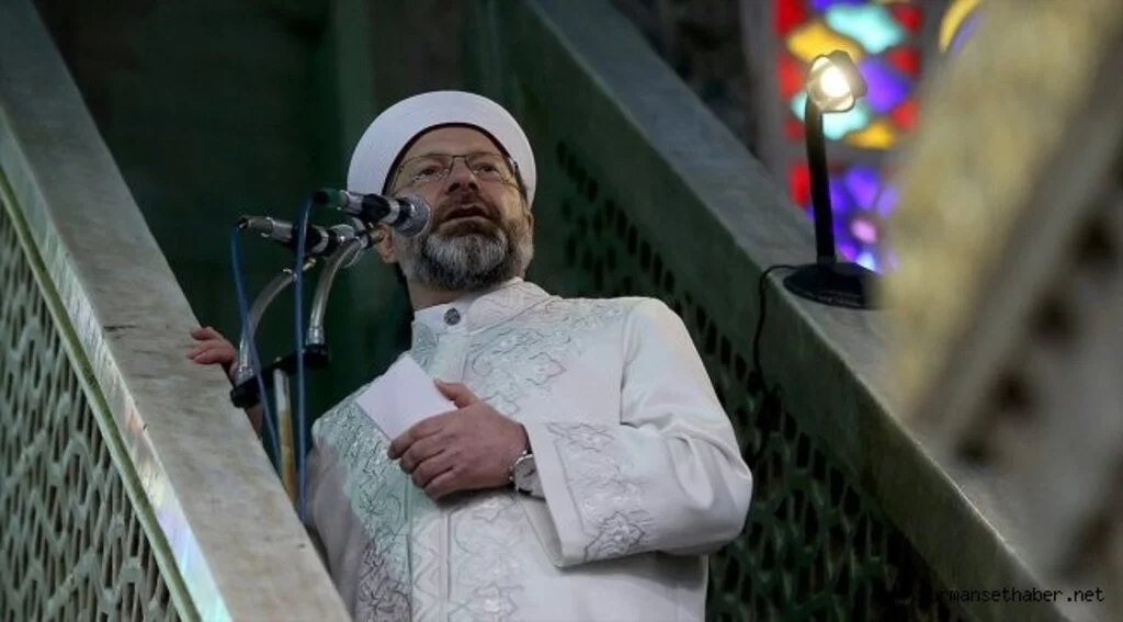  Erbaş: Bugün birbirimize yaklaşma, mutluluğumuzu paylaşma vaktidir