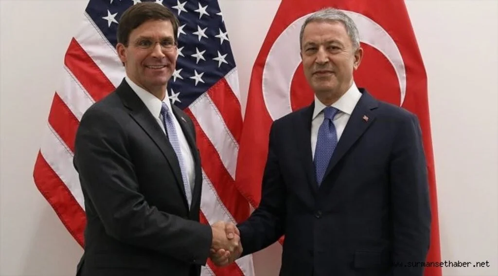 Bakan Akar ile ABD Savunma Bakanı Vekili Esper görüştü