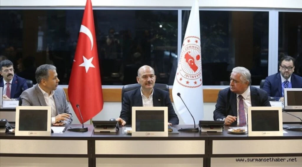 Soylu seçim güvenliği toplantısına katıldı