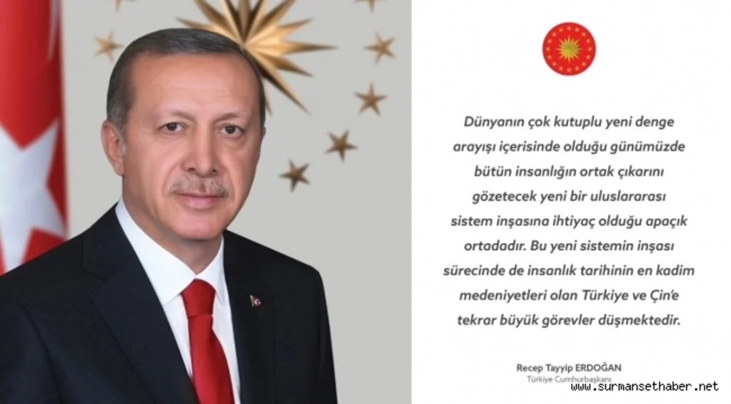 Çin Basınında Gündem Cumhurbaşkanı Erdoğan 