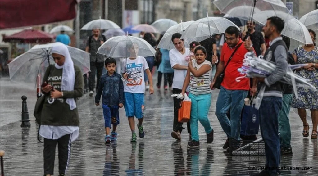 İstanbul serin ve yağışlı havanın etkisine girecek