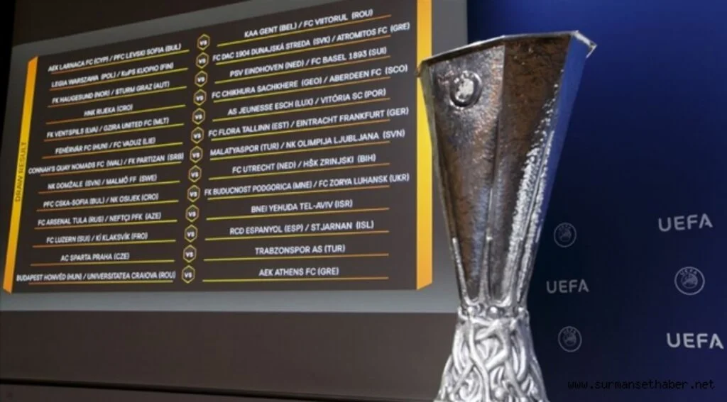 UEFA Avrupa Ligi'nde rakipler belli oldu