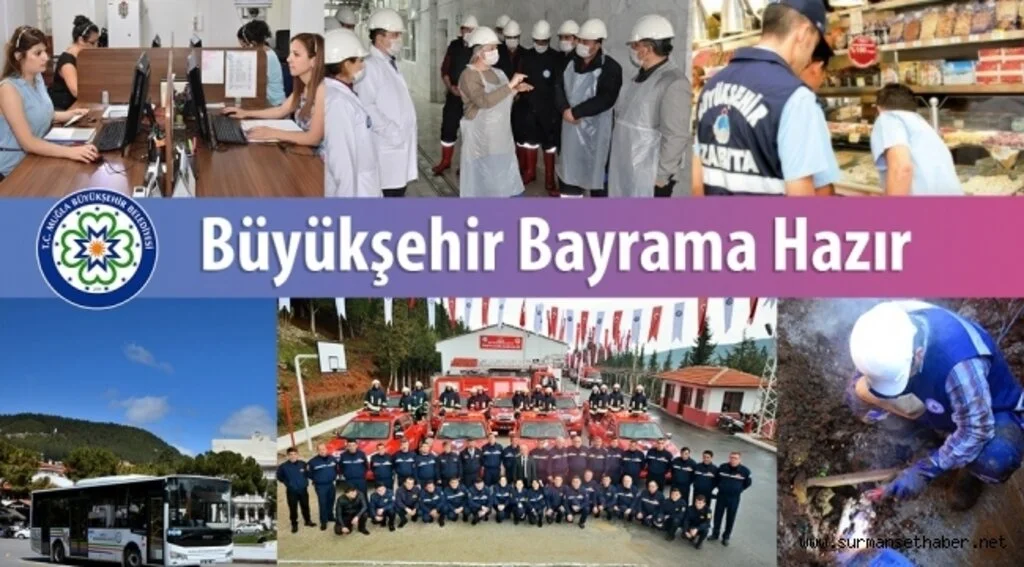 Büyükşehir tüm birimleriyle bayrama hazır