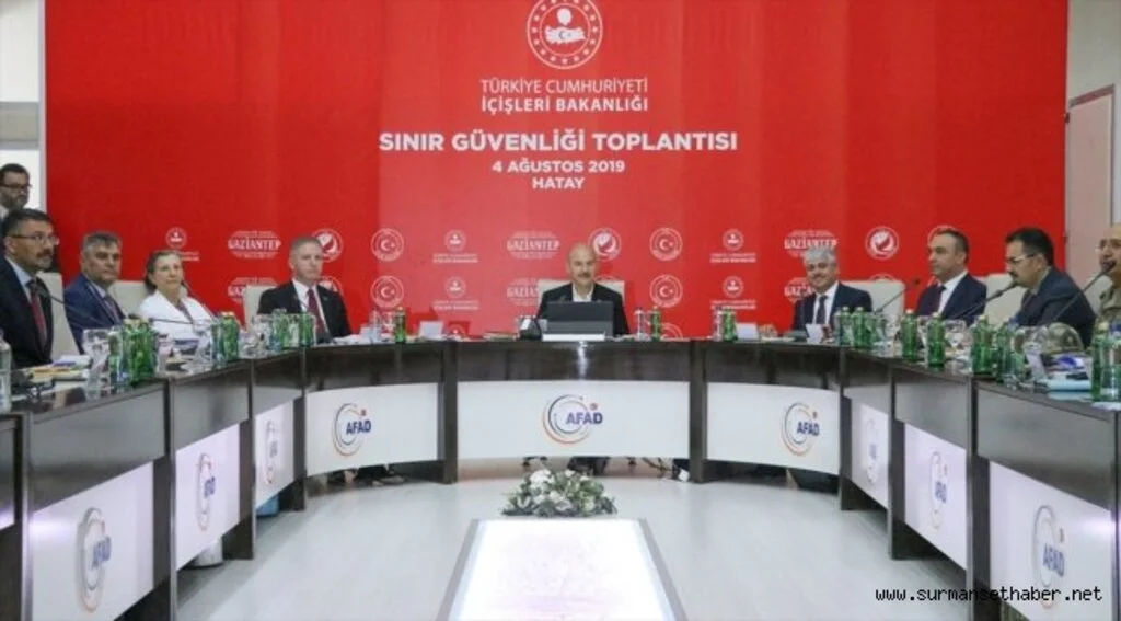 İçişleri Bakanı Soylu, Hatay'da Sınır Güvenlik Toplantısı'na katıldı