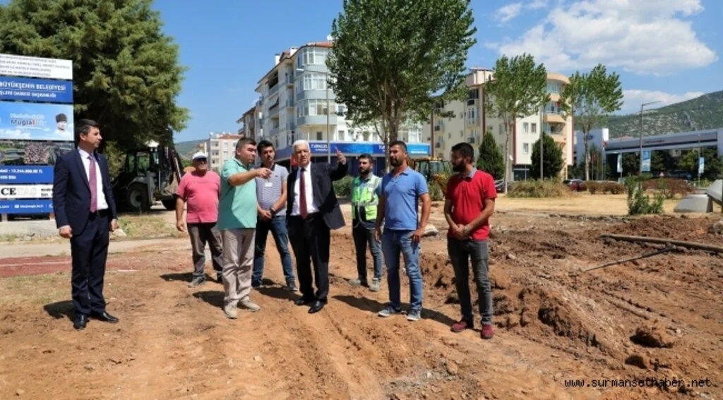 Başkan Gürün yatırımları bizzat kontrol ediyor