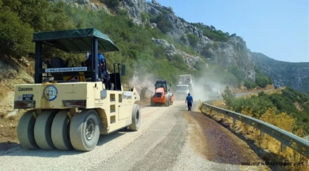 Söğüt-Bayır yolunda asfalt çalışmaları tamamlandı