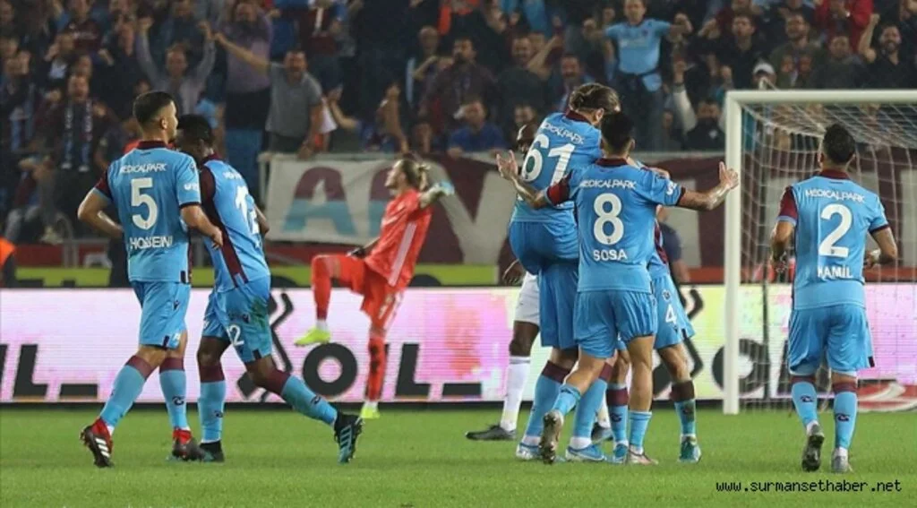 Trabzonspor Beşiktaş'ı farklı mağlup etti
