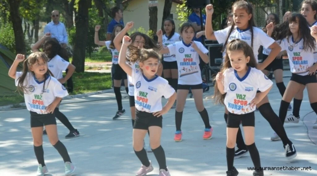 Yaz Spor Kursları kapanış şenliği yapıldı