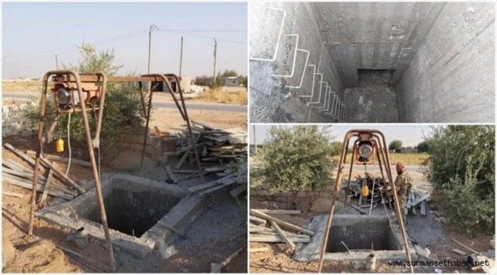 Fırat'ın doğusunda YPG/PKK'nın kazdığı tünel ortaya çıkarıldı