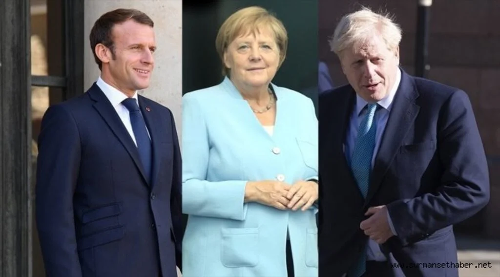 Macron, Merkel ve Johnson Cumhurbaşkanı Erdoğan ile görüşecek