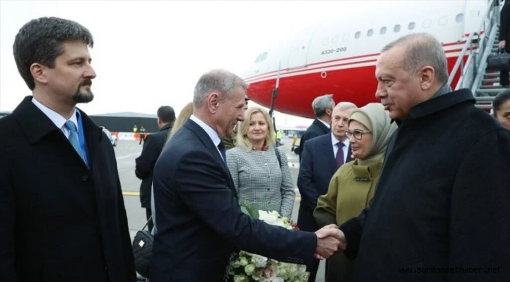 Cumhurbaşkanı Erdoğan Macaristan'a geldi