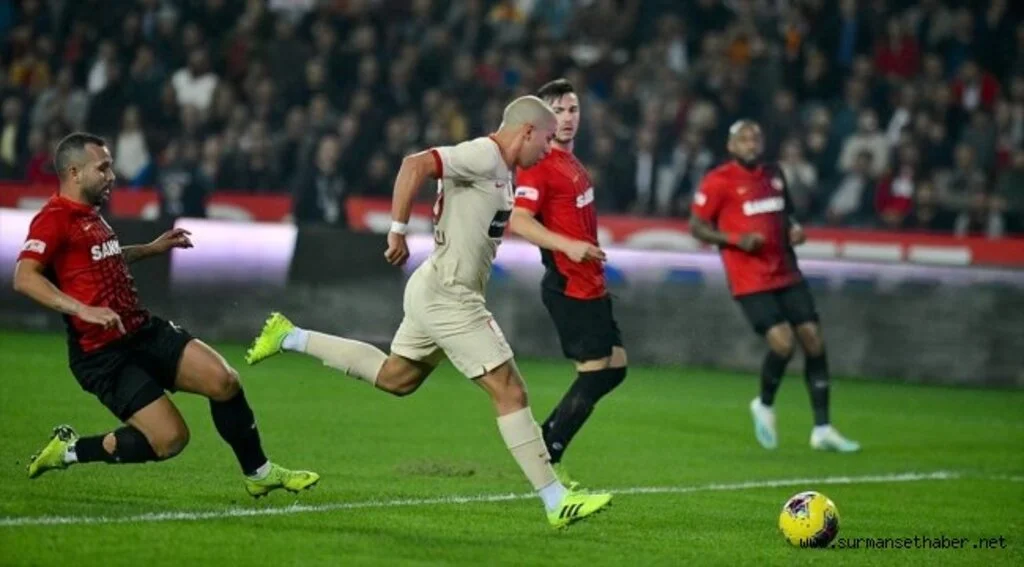 Galatasaray Gaziantep deplasmanında kazandı