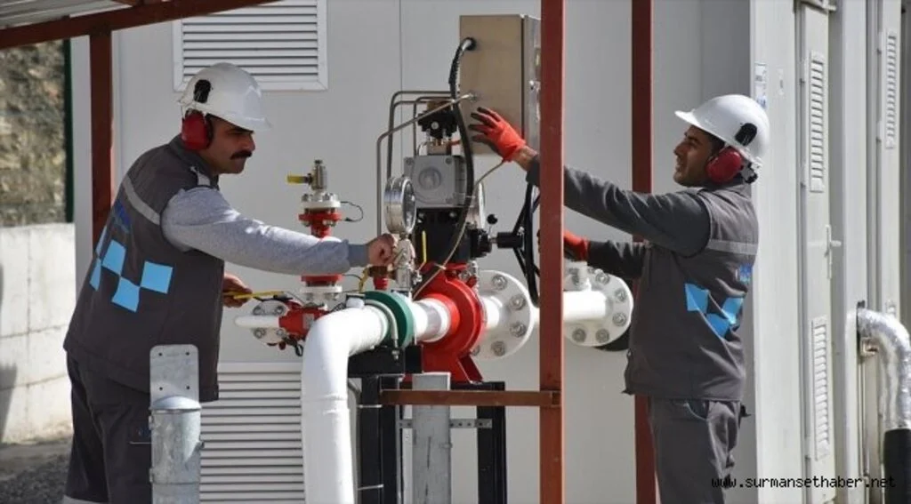 Hakkari'de doğal gaz heyecanı